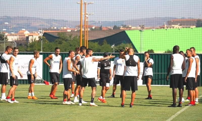 Il Benevento è tornato al lavoro