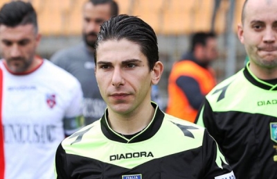 Federico Dionisi sarà l&#039;arbitro di Benevento-Cittadella