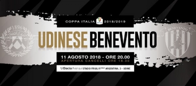 Udinese-Benevento, da oggi la prevendita